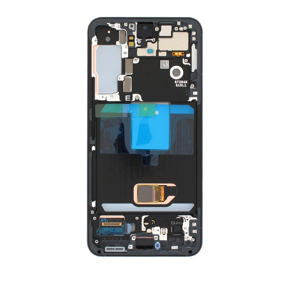 Samsung Galaxy S22 5G S901B OLED Screen Replacement with Frame GH82-27520F/27521F (Gold)-Graphite Samsung Galaxy S22 5G S901B OLED Screen Replacement with Frame GH82-27520F/27521F (Gold)-Graphite